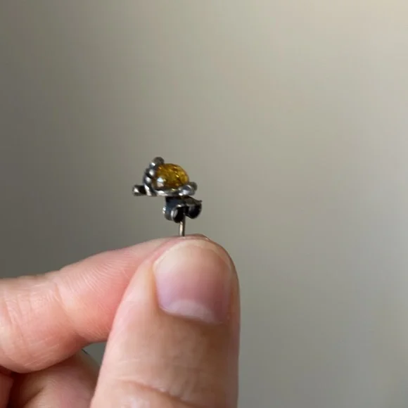 💖sold💖Set of sterling earrings - Picture 5 of 5